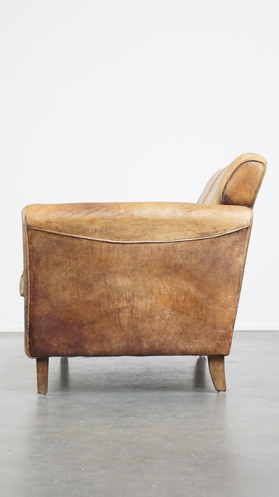 Image 1 of 2 Seater Design Sofa Made Of Sheepskin