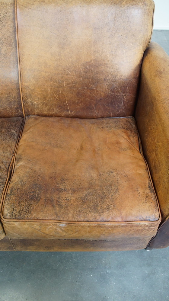 Image 1 of 2 Seater Design Sofa Made Of Sheepskin