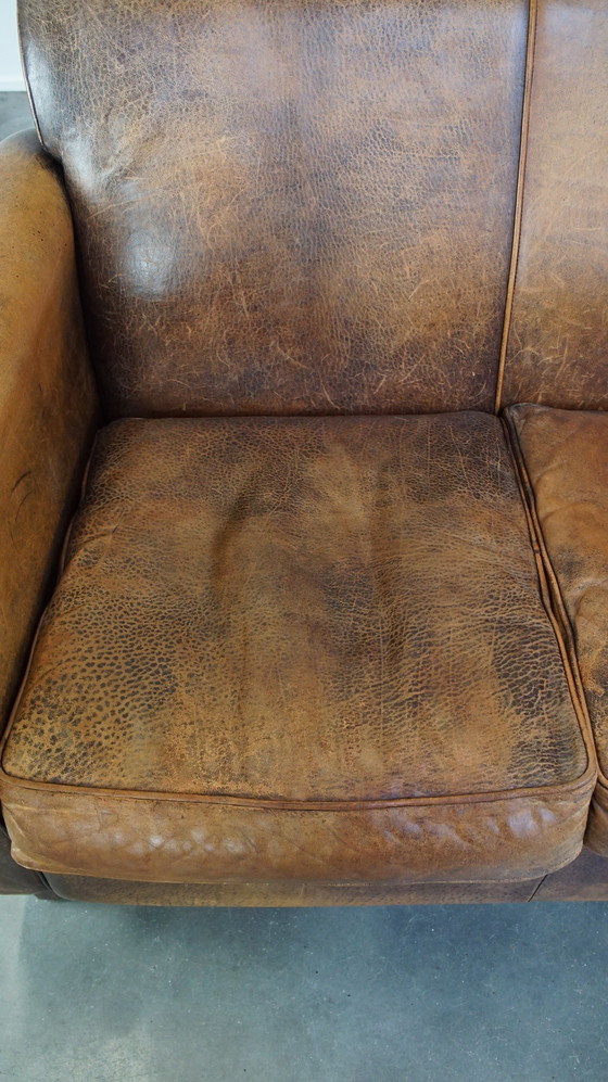 Image 1 of 2 Seater Design Sofa Made Of Sheepskin