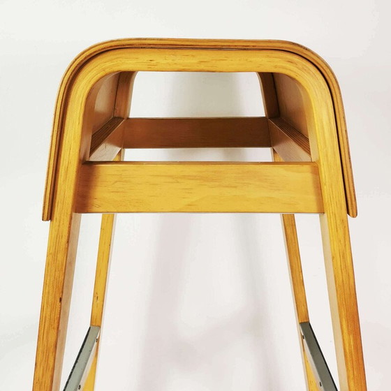 Image 1 of Vintage Salve stool in beech plywood by Ehlen Johansson for Ikea, Sweden 2000