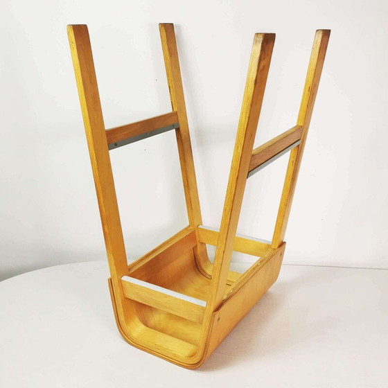 Image 1 of Vintage Salve stool in beech plywood by Ehlen Johansson for Ikea, Sweden 2000