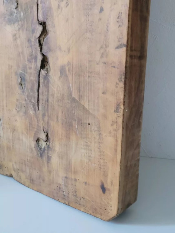 Image 1 of Very Large Antique Olive Wood Cutting Board