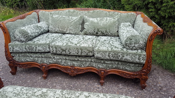 Image 1 of Exclusive French Italian Sofa,Completely Reupholstered