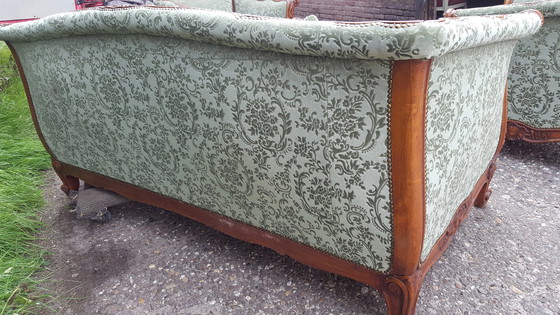 Image 1 of Exclusive French Italian Sofa,Completely Reupholstered