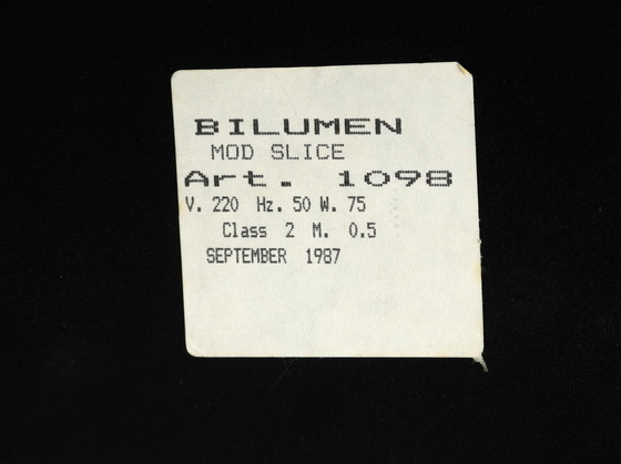 Image 1 of Large Table Lamp Model Slice By Hans Von Klier For Bilumen 1987 Postmodern Design