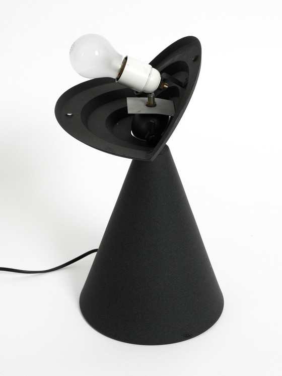 Image 1 of Large Table Lamp Model Slice By Hans Von Klier For Bilumen 1987 Postmodern Design