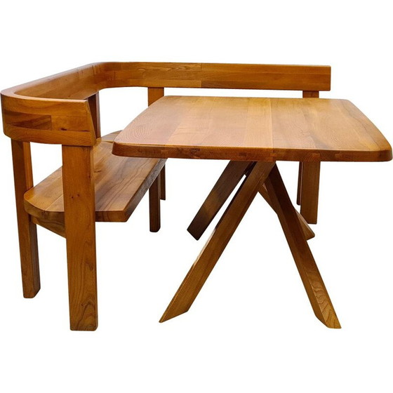 Image 1 of Pierre Chapo Vintage Dining Set