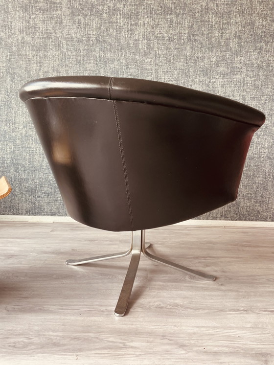 Image 1 of Midcentury swivel Bucket Chair by Nicos Zographos, ca 60s