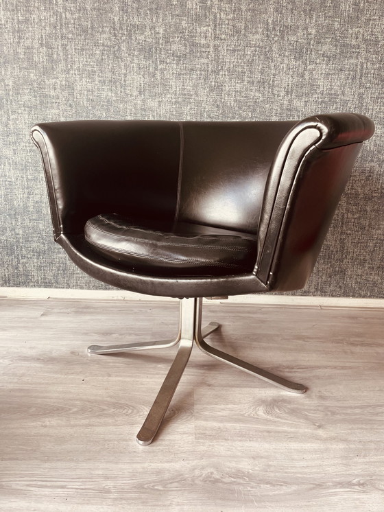 Image 1 of Midcentury swivel Bucket Chair by Nicos Zographos, ca 60s