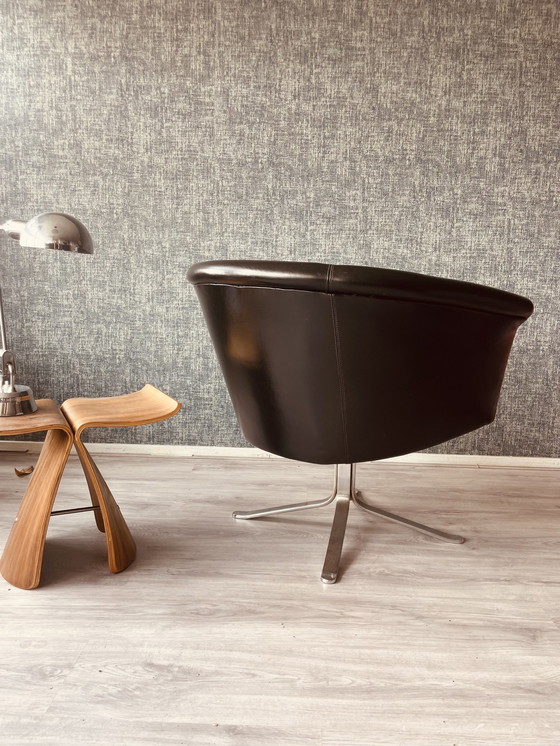 Image 1 of Midcentury swivel Bucket Chair by Nicos Zographos, ca 60s