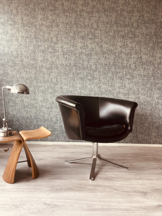 Image 1 of Midcentury swivel Bucket Chair by Nicos Zographos, ca 60s