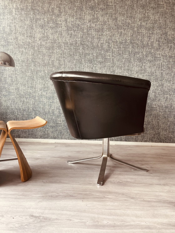 Image 1 of Midcentury swivel Bucket Chair by Nicos Zographos, ca 60s