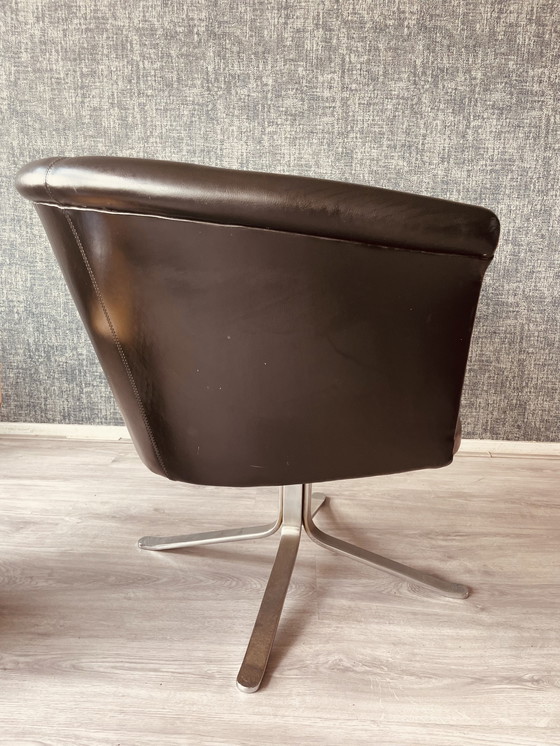 Image 1 of Midcentury swivel Bucket Chair by Nicos Zographos, ca 60s