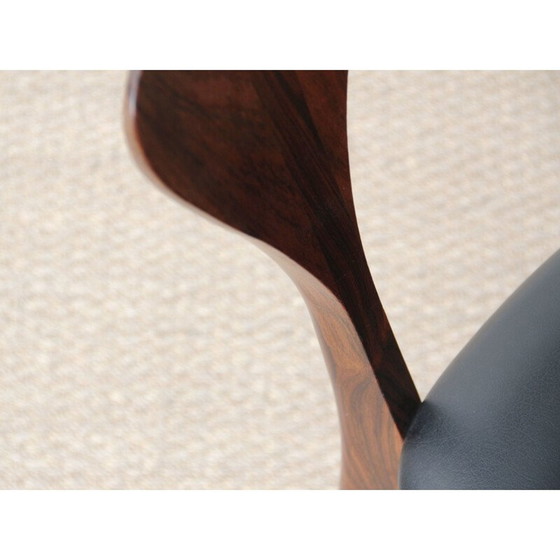 Image 1 of Set di 4 sedie vintage in palissandro Rio modello Peter di Niels Koefoed, 1958