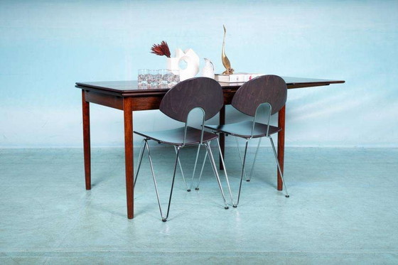 Image 1 of Vintage Danish design dining table extendable, rosewood table
