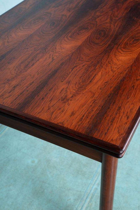 Image 1 of Vintage Danish design dining table extendable, rosewood table