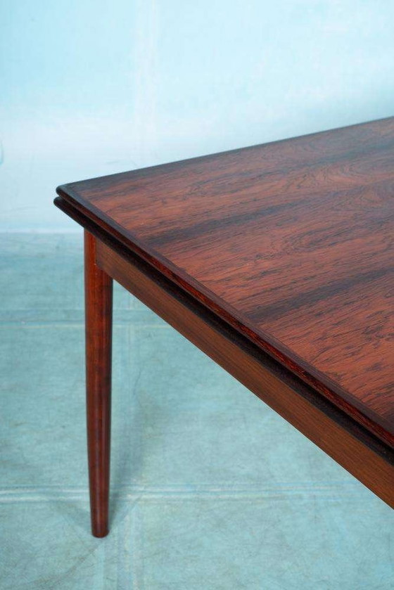 Image 1 of Vintage Danish design dining table extendable, rosewood table