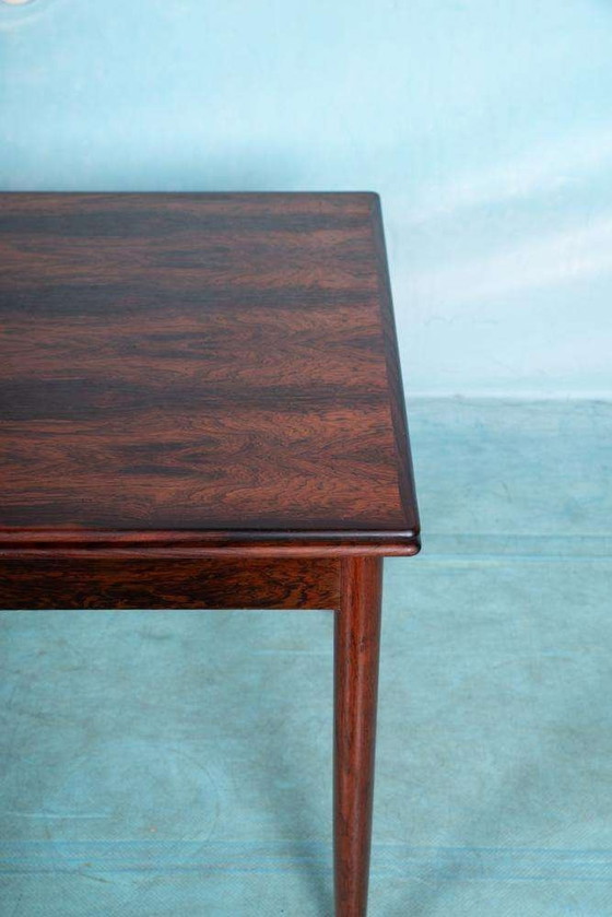Image 1 of Vintage Danish design dining table extendable, rosewood table