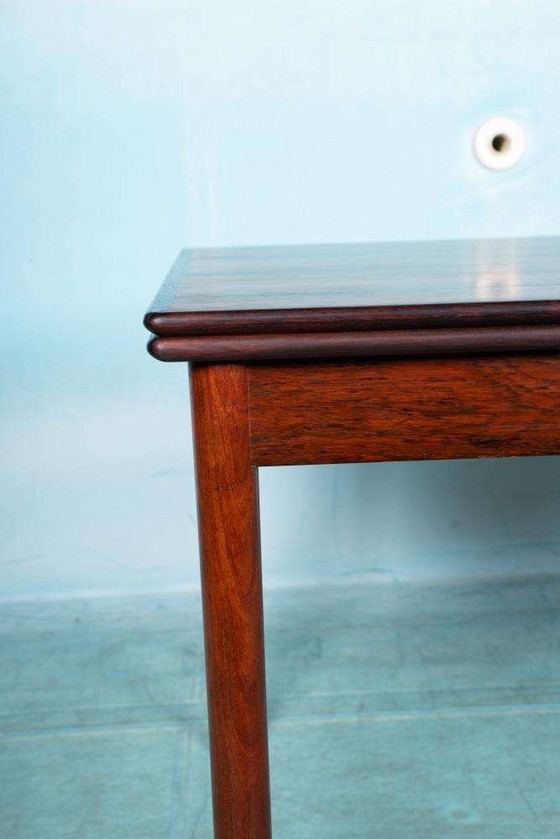 Image 1 of Vintage Danish design dining table extendable, rosewood table