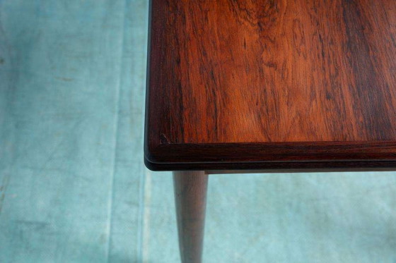 Image 1 of Vintage Danish design dining table extendable, rosewood table
