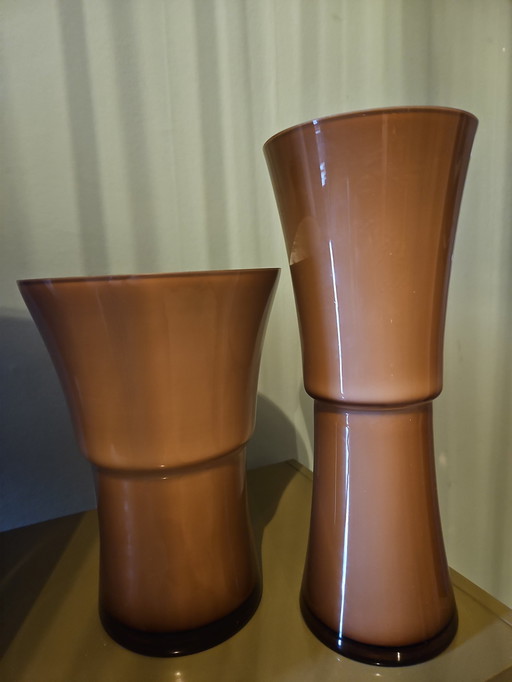 2 X Murano Vases Carlo Nason