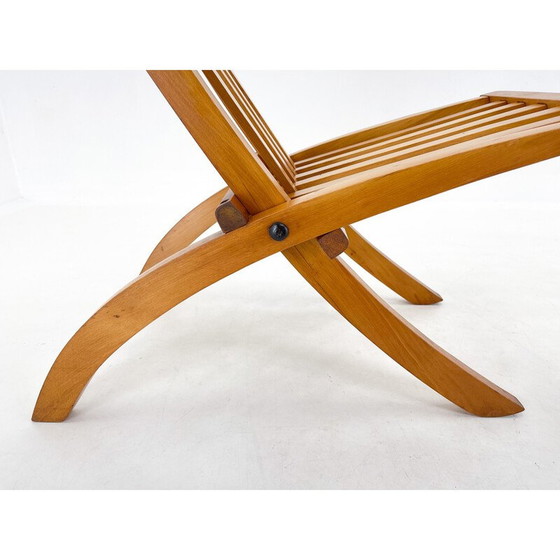 Image 1 of Pair of vintage folding chairs in beech wood by Otto Rothmayer