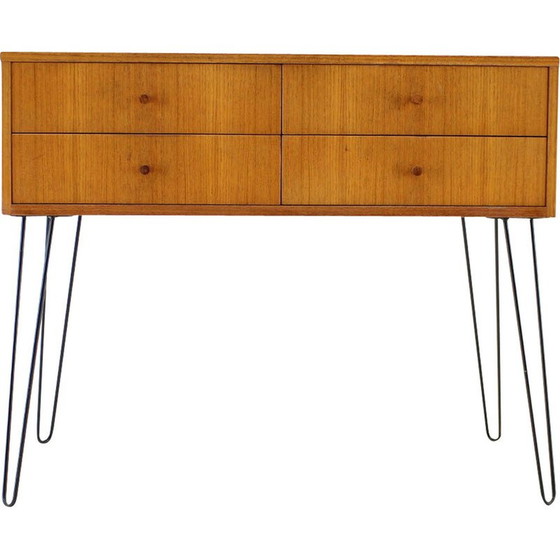 Image 1 of Vintage Danish teak upcycled chest of drawers, 1960s