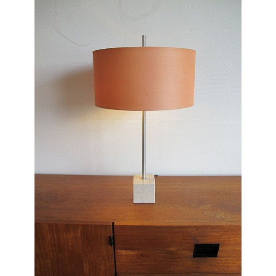 Image 1 of Coppia di lampade da tavolo vintage in marmo di Raak, 1960