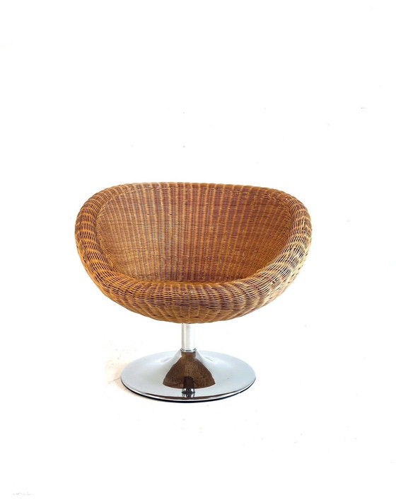 Image 1 of Rattan Rotary Armchair