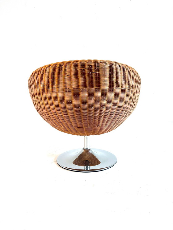 Image 1 of Rattan Rotary Armchair