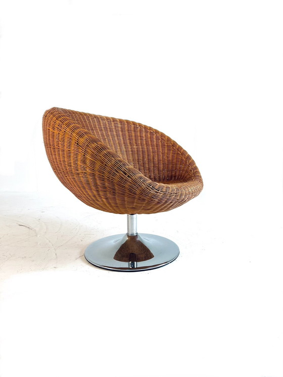 Image 1 of Rattan Rotary Armchair