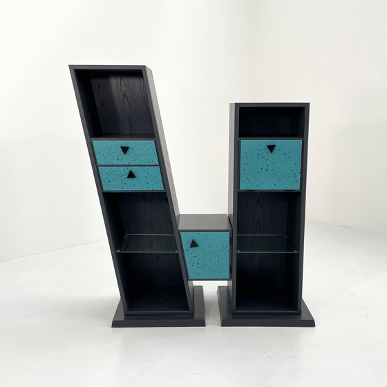 Image 1 of Postmodern Wall Unit, 1980S