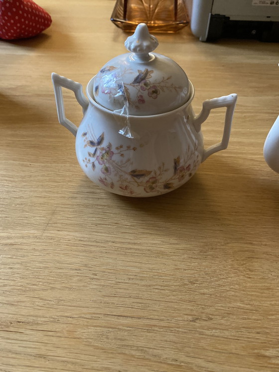 Image 1 of Antique De Fuisseaux Baudour tea set 1825