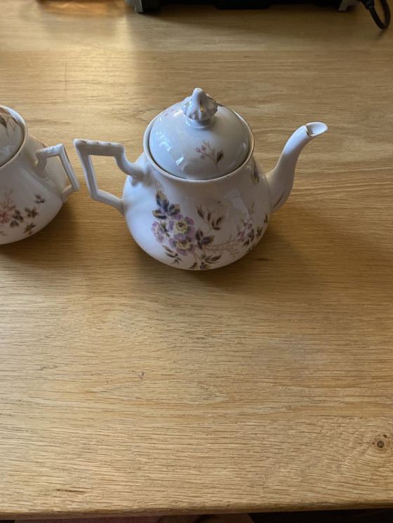 Image 1 of Antique De Fuisseaux Baudour tea set 1825