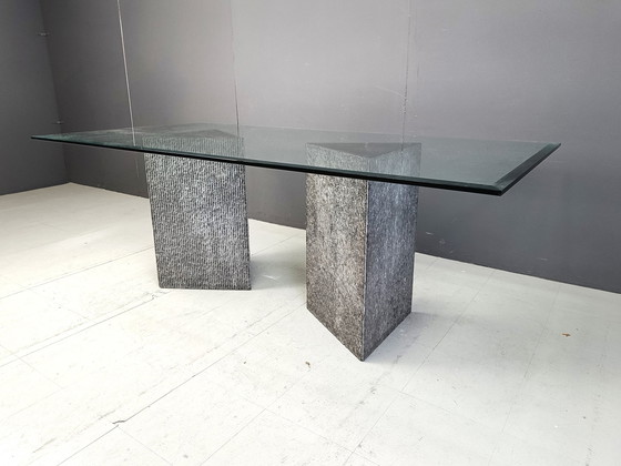 Image 1 of Vintage Brutalist Dining Table, 1970S
