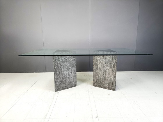 Image 1 of Vintage Brutalist Dining Table, 1970S