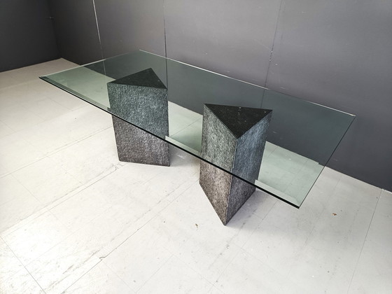 Image 1 of Vintage Brutalist Dining Table, 1970S