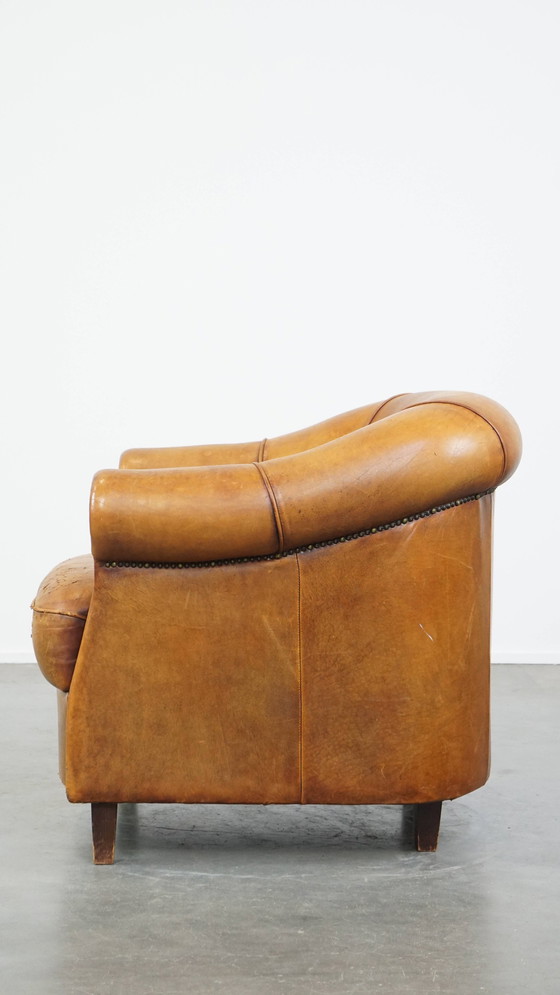 Image 1 of Vintage Sheep Leather Club Armchair