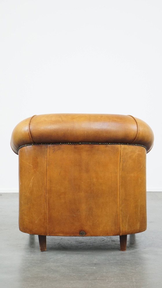 Image 1 of Vintage Sheep Leather Club Armchair