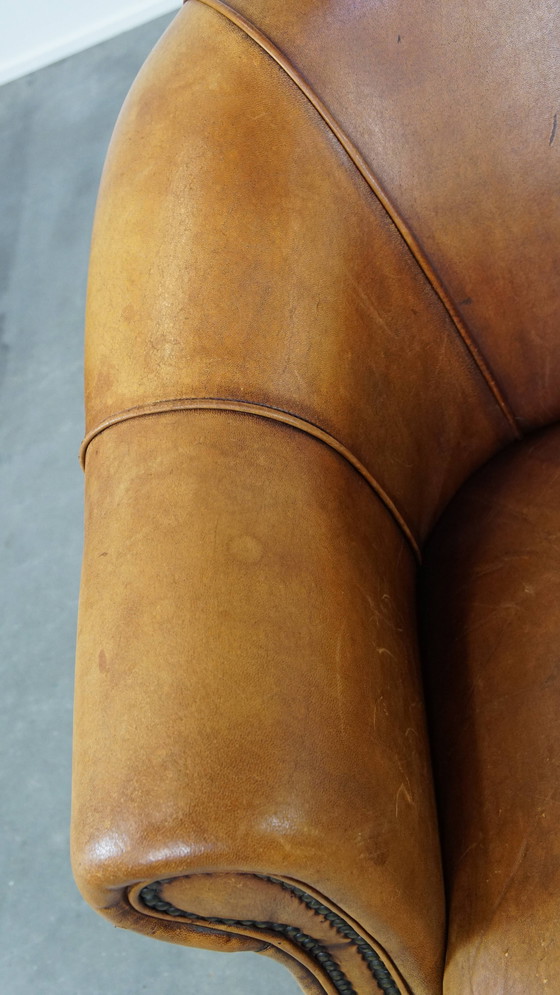 Image 1 of Vintage Sheep Leather Club Armchair