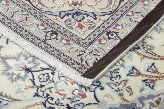 Image 1 of Original Hand-Knotted Persian Carpet Nain 9 La With Silk 308 X 200 Cm Top Condition