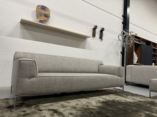 Design On Stock Bloq Bench 3 Seater Milton Grey