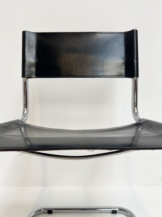 Image 1 of Leather Chair Attributed to Marcel Breuer And Mart Stam, 1980'S