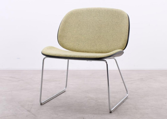 Image 1 of 2X Parri Design Blob Armchair Light Green