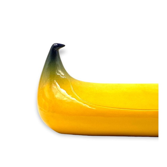 Image 1 of Vintage yellow Banana ceramic sculpture by Zanolli Nove, Italy 1970