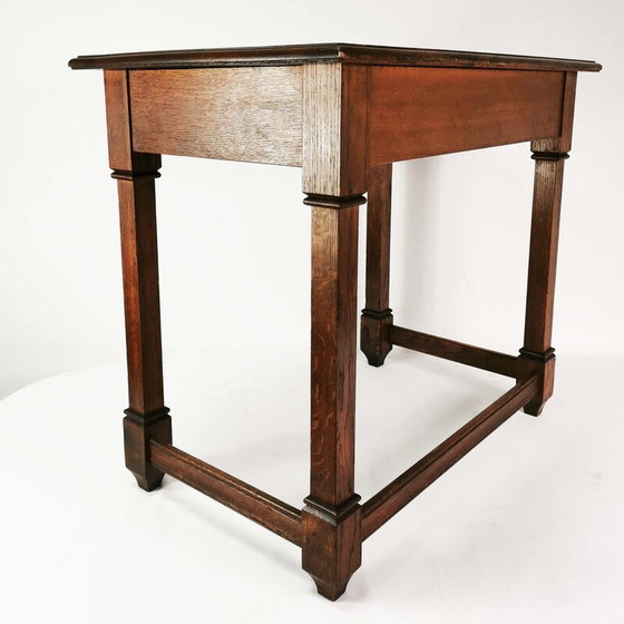 Image 1 of Vintage Art Deco desk in oak wood, Denmark 1920