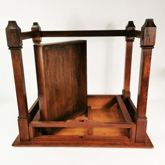Image 1 of Vintage Art Deco desk in oak wood, Denmark 1920