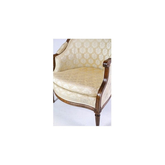 Image 1 of Coppia di poltrone vintage Louise Sixteen in mogano lucidato, 1880