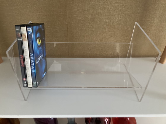 Image 1 of 2x Vintage cd rack made of plexiglass