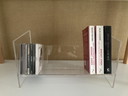 2x Porte-CD vintage en plexiglas